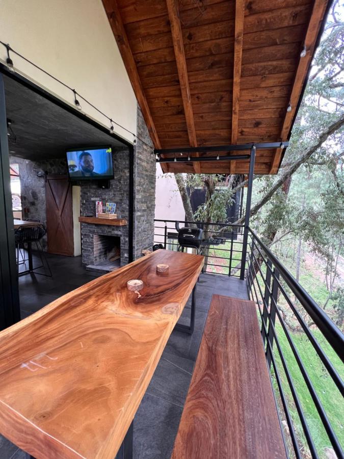 Cabanas San Marcos Mazamitla Bagian luar foto